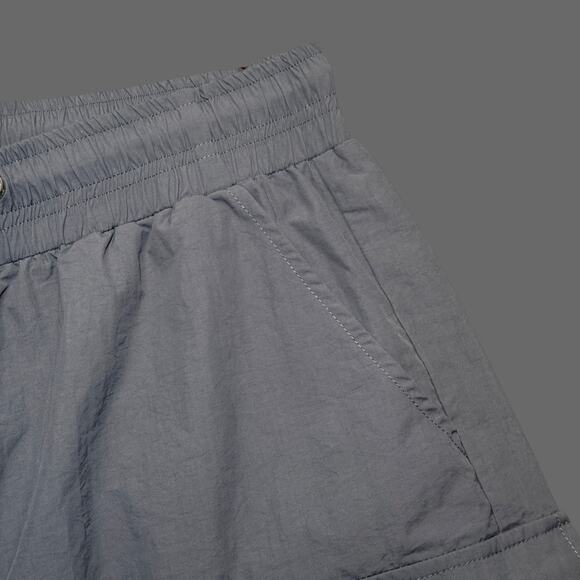 Pythia Tech Cargo Dark Gray Charcoal Mens Shorts Size M EUC - Picture 4 of 9